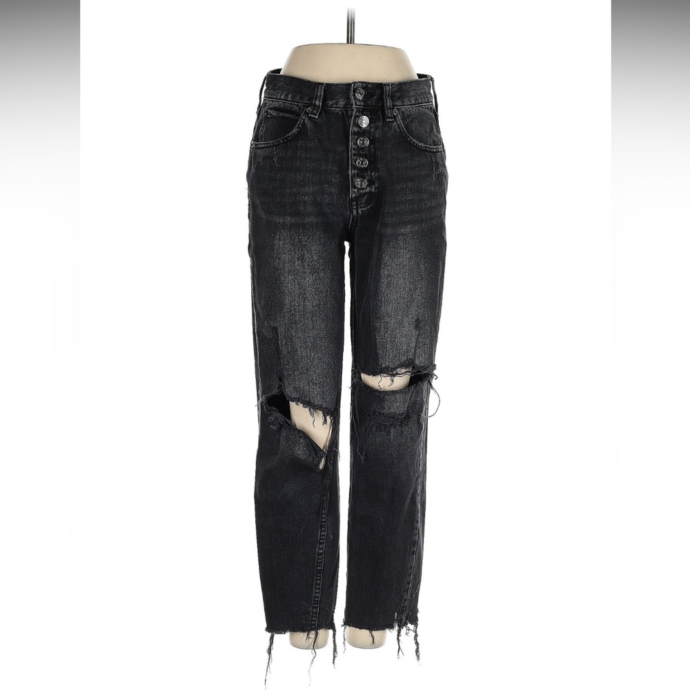 We the free black denim jeans